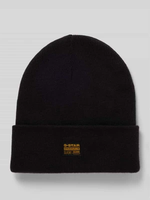 Czapka beanie z naszywką z logo model ‘Effo’ G-Star Raw