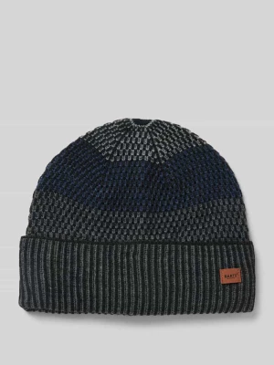 Czapka beanie z naszywką z logo model ‘MIGUEN’ Barts