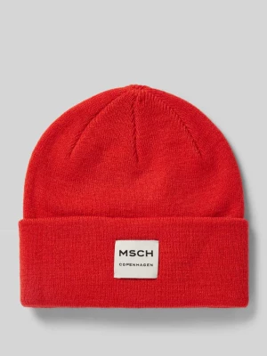 Czapka beanie z naszywką z logo model ‘Mojo’ MSCH Copenhagen