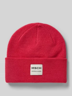 Czapka beanie z naszywką z logo model ‘Mojo’ MSCH Copenhagen