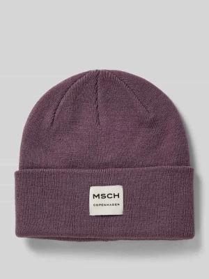 Czapka beanie z naszywką z logo model ‘Mojo’ MSCH Copenhagen