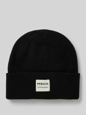 Czapka beanie z naszywką z logo model ‘Mojo’ MSCH Copenhagen