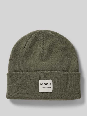 Czapka beanie z naszywką z logo model ‘Mojo’ MSCH Copenhagen