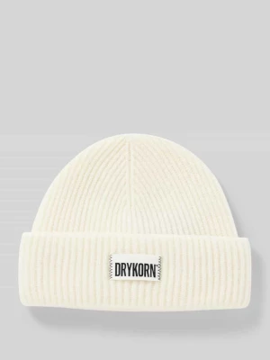 Czapka beanie z naszywką z logo model ‘NEREA’ drykorn