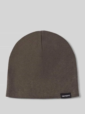 Czapka beanie z naszywką z logo model 'SCRIPTER' Carhartt WIP Średnioszary