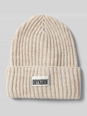 Czapka beanie z naszywką z logo model ‘SEANIA’ drykorn