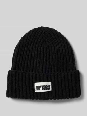 Czapka beanie z naszywką z logo model ‘SEANIA’ drykorn