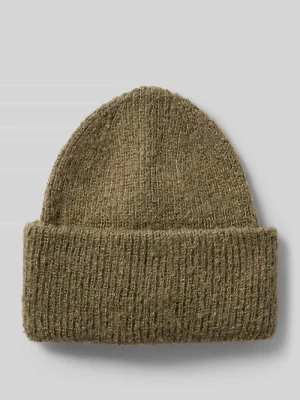 Czapka beanie z szerokim brzegiem i efektowną przędzą model ‘PYRON’ Pieces