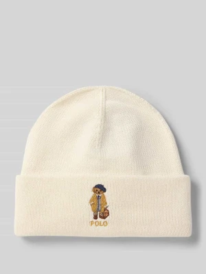 Czapka beanie z wyhaftowanym logo i motywem Polo Ralph Lauren Teens