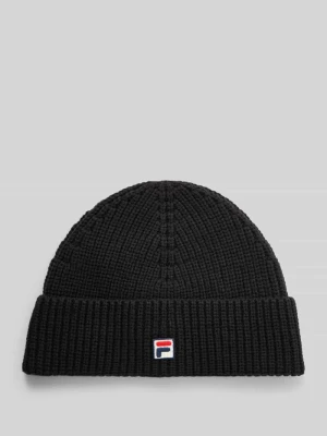 Czapka beanie z wyhaftowanym logo model ‘BIELLA’ Fila