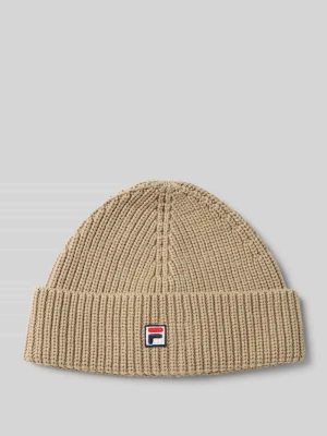 Czapka beanie z wyhaftowanym logo model ‘BIELLA’ Fila