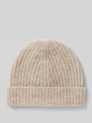 Czapka beanie z wyhaftowanym logo model ‘Lora’ MOS MOSH