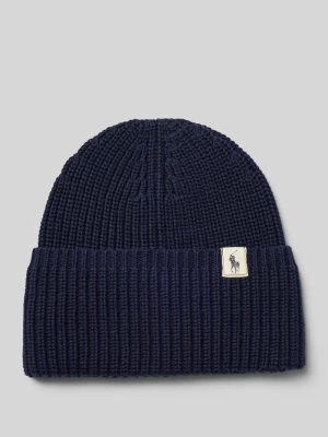 Czapka beanie z wyhaftowanym logo Polo Ralph Lauren Teens