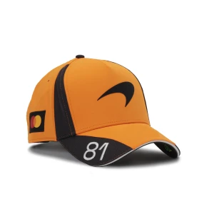 Czapka bejsbolówka dla dzieci PUMA x McLAREN RACING Replica Piastri, Akcesoria, Pomarańczowy,