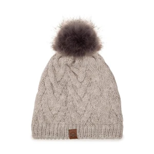 Czapka Buff Knitted & Fleece Hat 123515.014.10.00 Beżowy