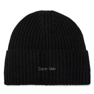 Czapka Calvin Klein Ck Must Logo Beanie K60K611401 Czarny