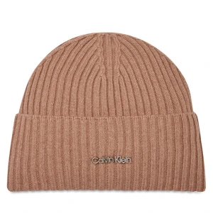 Czapka Calvin Klein Ck Must Logo Beanie K60K611401 Różowy