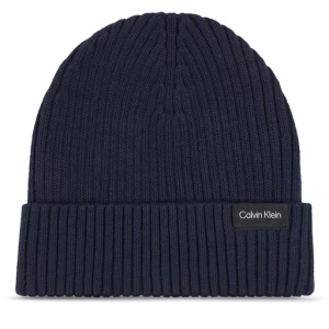 Czapka Calvin Klein Classic Cotton Rib Beanie K50K510982 Granatowy