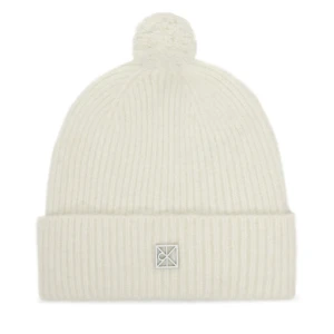 Czapka Calvin Klein Emblem Brushed LV04D8067G Écru