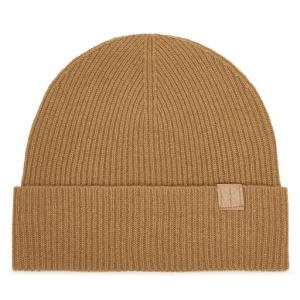 Czapka Calvin Klein Emblem LV04D8013G Beżowy