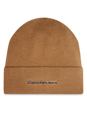 Czapka Calvin Klein Inst Embro K50K512452 Beżowy