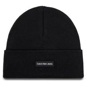 Czapka Calvin Klein Jeans Inst Patch Beanie K50K512142 Czarny