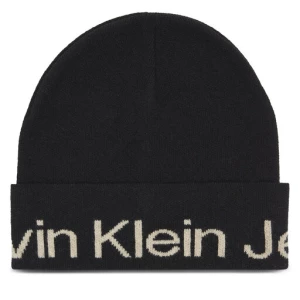 Czapka Calvin Klein Jeans Logo Beanie K60K611271 Czarny