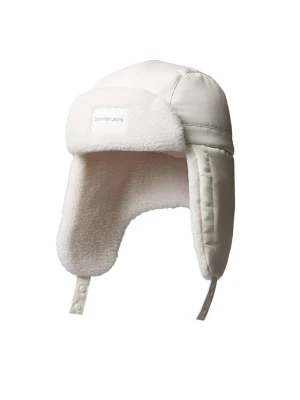 Czapka Calvin Klein Jeans Teddy IU0IU00756 Kremowy