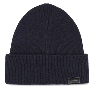 Czapka Calvin Klein Leather Patch Docker Beanie K50K510978 Granatowy