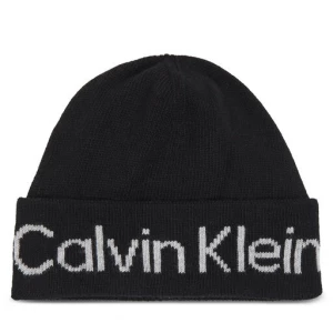 Czapka Calvin Klein Logo Reverso Tonal Beanie K60K611151 Ck Black BAX