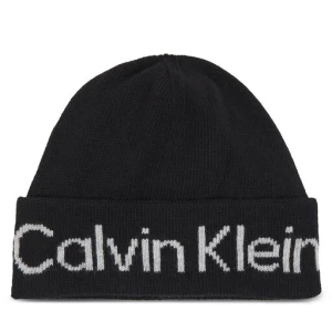 Czapka Calvin Klein Logo Reverso Tonal Beanie K60K611151 Czarny