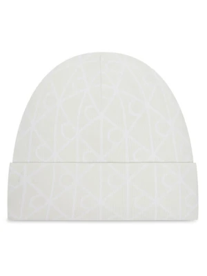 Czapka Calvin Klein LV04D8050G Kremowy