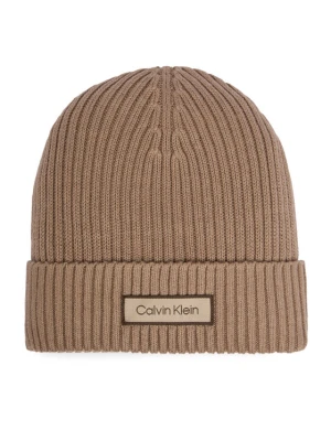 Czapka Calvin Klein LV04D8053G Beżowy