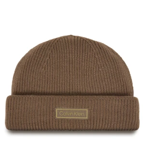 Czapka Calvin Klein LV04D8058G Brązowy