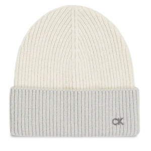 Czapka Calvin Klein Metal Two-Tone Chunky K60K612598 Écru