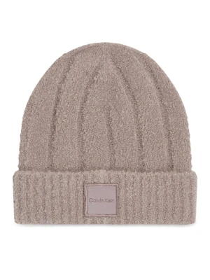 Czapka Calvin Klein Modern Patch Chunky K60K612596 Beżowy