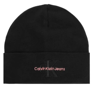 Czapka Calvin Klein Mono Logo Embro K60K612668 Czarny