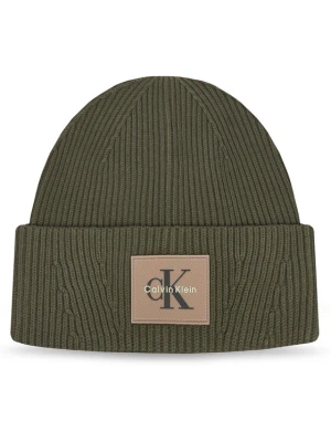 Czapka Calvin Klein Monologo LV04D8096G Khaki