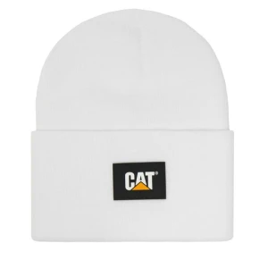 Czapka CAT Footwear Label Cuff 1090026 Biały