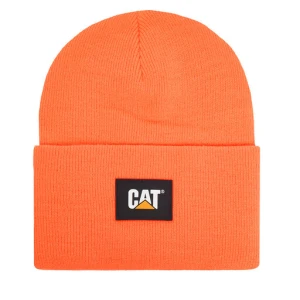 Czapka CAT Footwear Label Cuff 1090026 Pomarańczowy