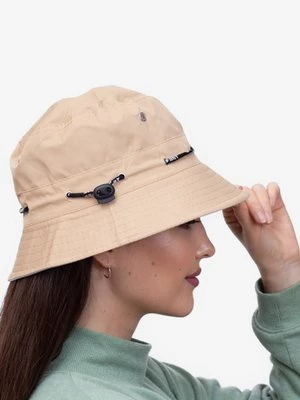 Czapka damska typu bucket hat beżowa Shelvt