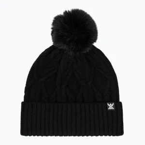 Czapka damska WOOLCANO HAT1100 100% wełna czarny