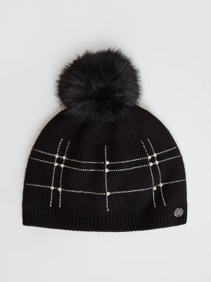 Czapka damska z pomponem JOSEPH RIBKOFF