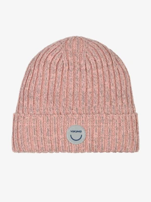 Czapka dla dziewczynki Viking Footwear Fun Reflex Beanie - light pink Viking Outdoor