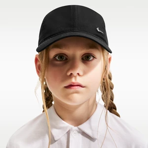 Zdjęcie produktu Czapka dla małych dzieci z metalowym logo Swoosh Nike Dri-FIT - Czerń