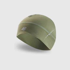 Czapka do biegania uniseks 4F 4FWAW25AFCAU117 - zielona