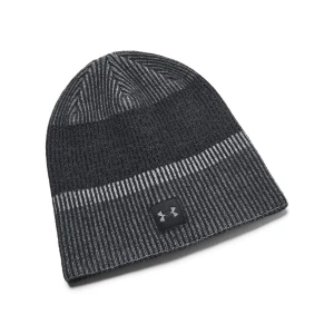 Czapka do biegania uniseks Under Armour Under Armour Launch Reflective Beanie - szara