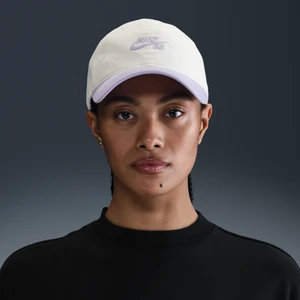 Czapka do skateboardingu o nieusztywnianej konstrukcji Nike SB Club - Biel