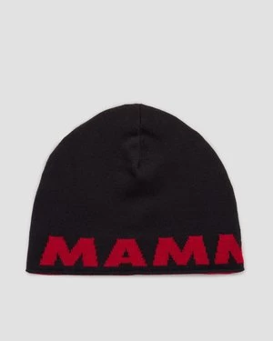 Czapka Dwustronna Mammut Logo Beanie Czarna