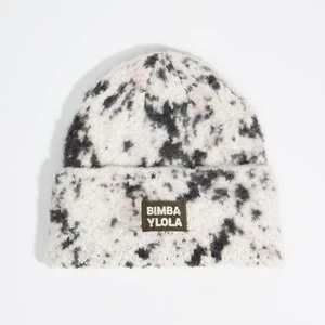 Zdjęcie produktu Czapka dzianina cętki rysia biała BIMBA Y LOLA